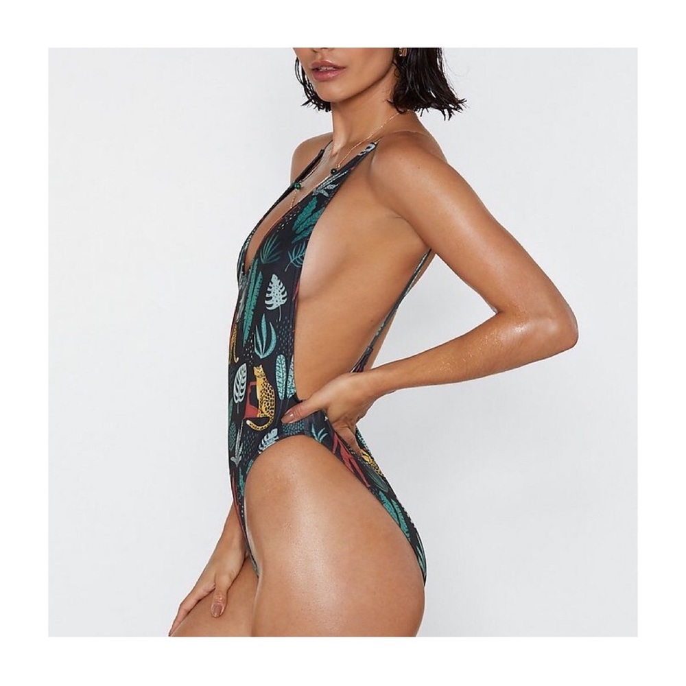 Animals Leaf Swimsuit 🍃